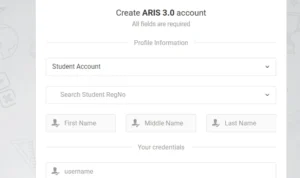 ARIS 3 account
